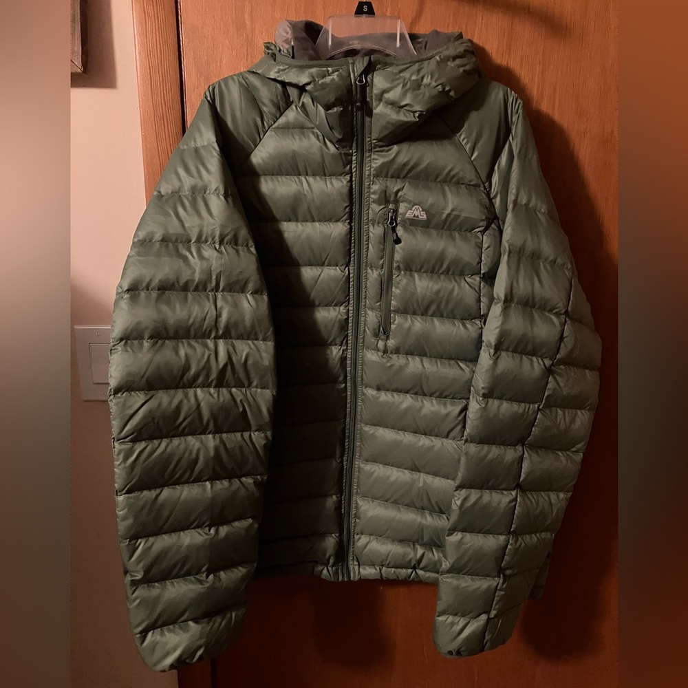 EMS Eastern Mountain Sports Down Hoody Jacket Puffy Coat men’s XL
